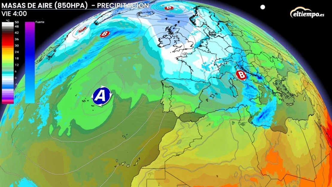 Una masa de aire frío polar traerá el ‘otoño’ de golpe