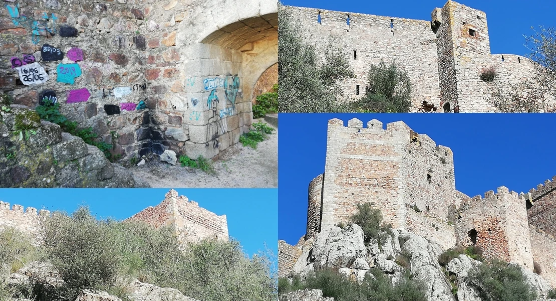 Denuncian el deterioro en el que se encuentra el Castillo de Luna de Alburquerque