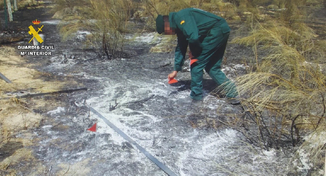 Investigados por su posible implicación en un incendio en Extremadura