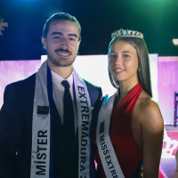 Celia Torvisco y Ángel Vila proclamados Miss y Míster Embajadores de la Moda en Extremadura