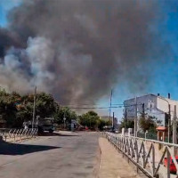 Mejora la situación en el incendio de Logrosán (CC)