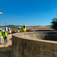 Avanzan las obras de una depuradora en situación "crítica" en Badajoz