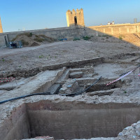 Los ciudadanos podrán ver los restos hallados en la Alcazaba de Badajoz