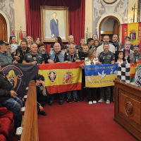 Llega a Badajoz la bandera de Ucrania que está recorriendo España: ¿conoces el motivo?