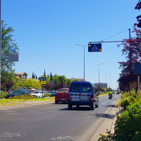 Un ciclista trasladado hasta el Universitario tras un accidente en la Avenida de Elvas (BA)