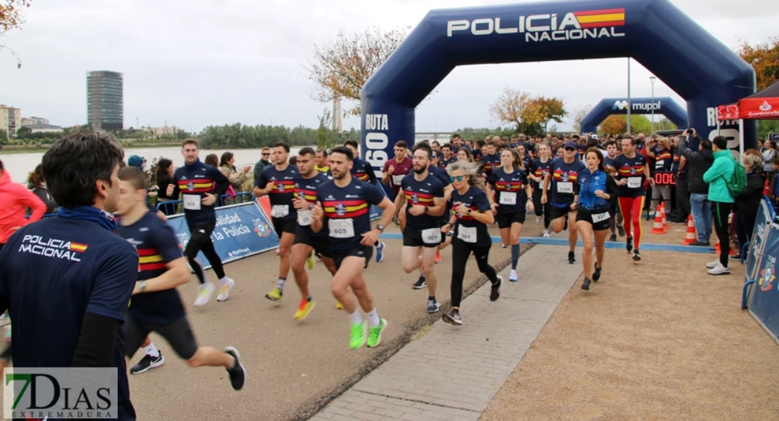 Novedades en la carrera 091 en Badajoz: desactivación de explosivos, drones y un helicóptero de la Policía Nacional