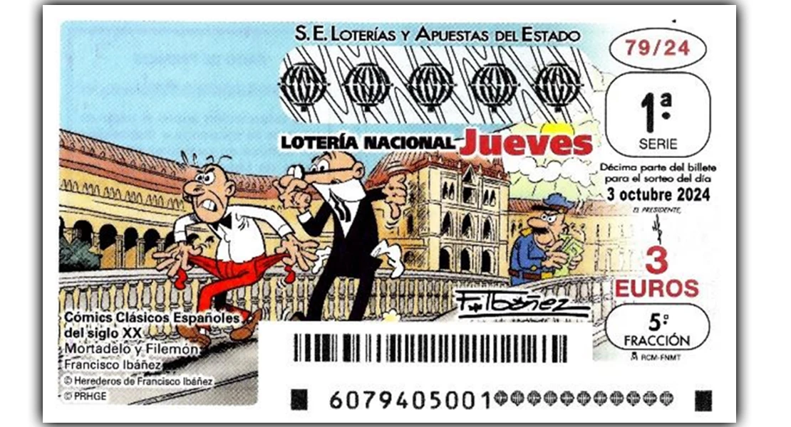 Sacarán décimos de lotería dedicaddos a los cómics clásicos españoles del siglo XX