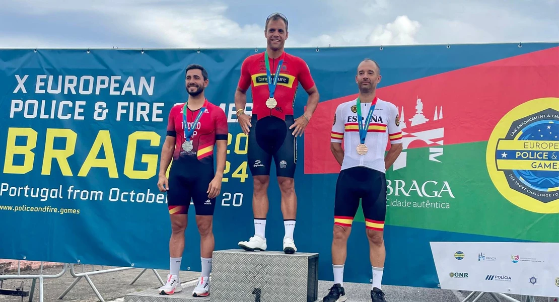 Un ciclista extremeño gana 6 medallas en los Juegos Europeos de Policías y Bomberos