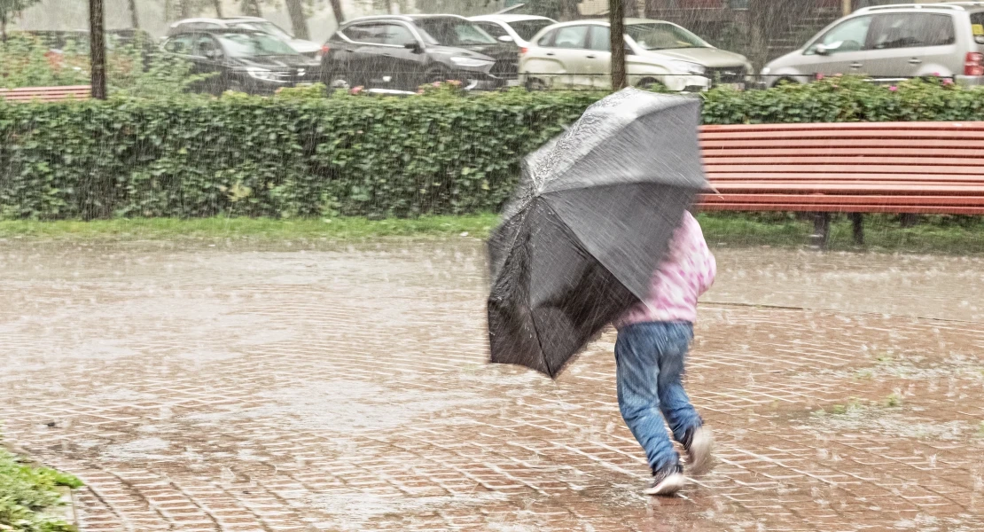 Alerta amarilla por lluvias y vientos en parte de Extremadura este miércoles