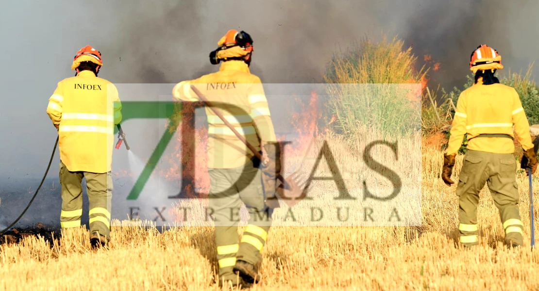 Los Bomberos del Plan INFOEX contarán con el apoyo de Cruz Roja en los incendios forestales