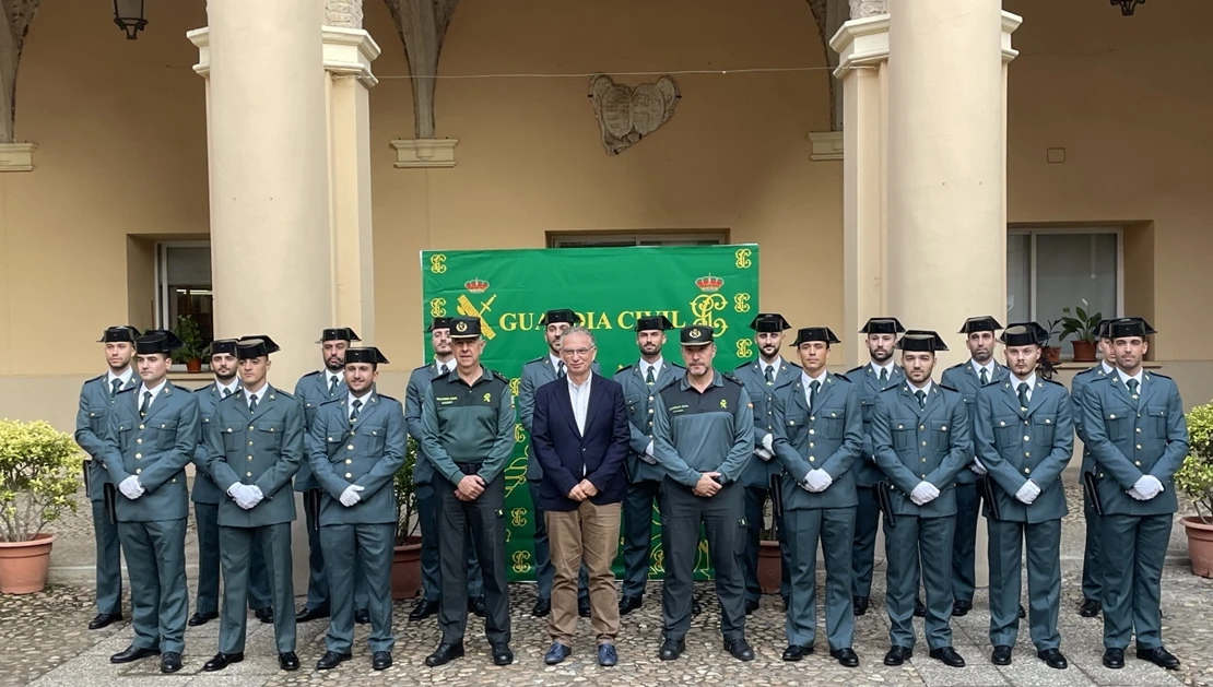 La Guardia Civil de Badajoz incorpora 21 nuevos agentes en formación