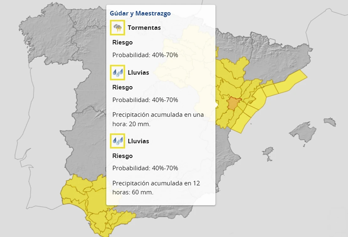 ¿Hasta cuándo durará el temporal en Valencia?