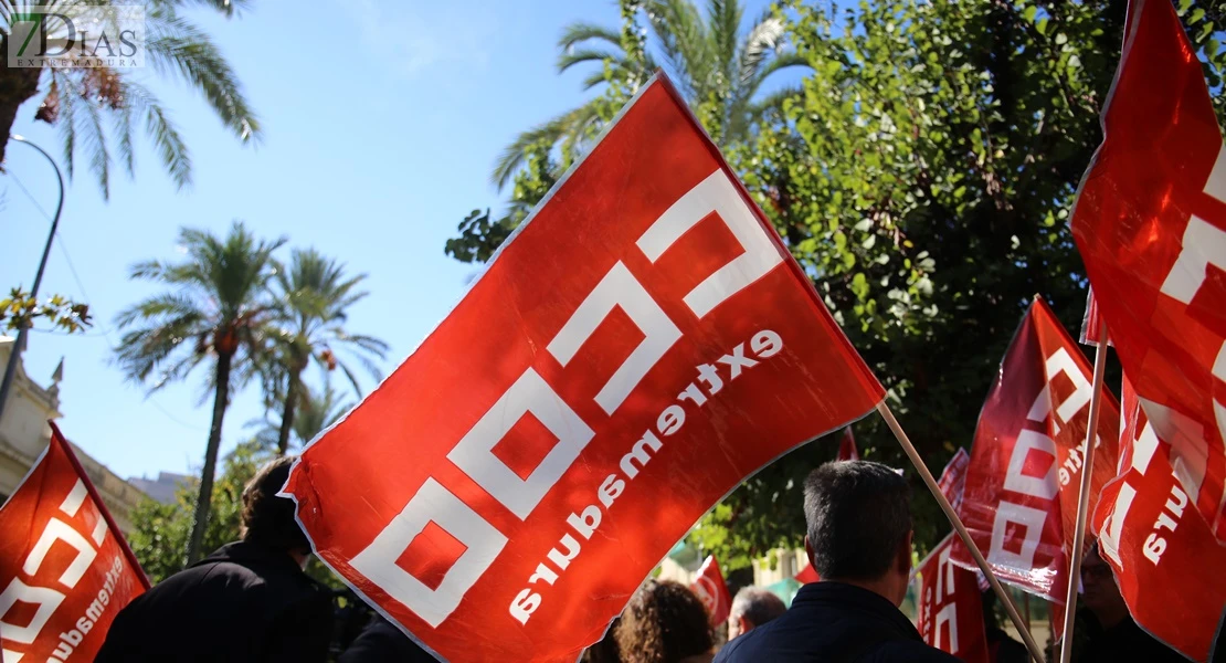 Manifestación en Badajoz para que los conductores de autobuses se jubilen antes