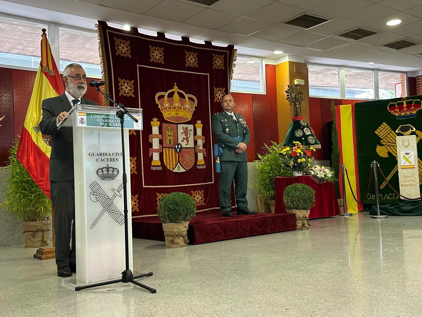 La Guardia Civil celebra el día de su patrona en Badajoz y Cáceres