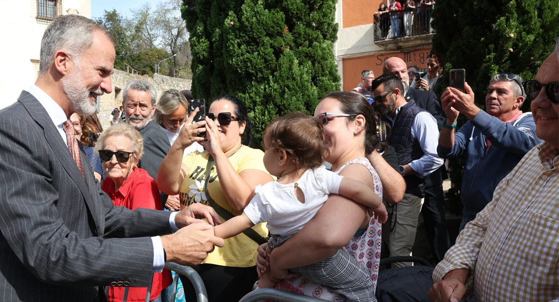 Así ha sido la visita del Rey este viernes a Extremadura