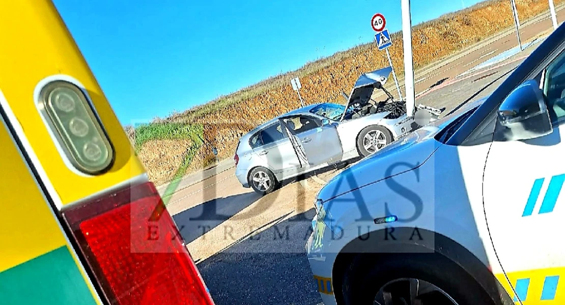 Accidente a la salida de Badajoz deja varios heridos