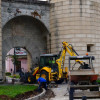 Avanzan las obras del nuevo carril bici en Puerta de Palmas en Badajoz