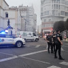 Imágenes del incendio en el parking de San Atón en Badajoz