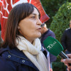 Manifestación en Badajoz para que los conductores de autobuses se jubilen antes