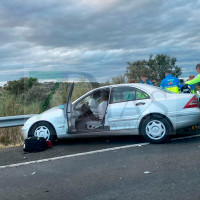 Accidente entre varios vehículos en la A-66