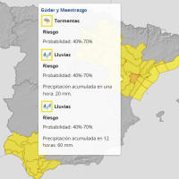 ¿Hasta cuándo durará el temporal en Valencia?