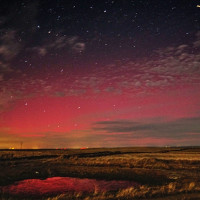 Noche mágica: se ven auroras boreales en Extremadura