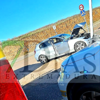 Un accidente a la salida de Badajoz deja varios heridos