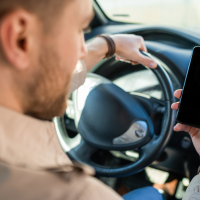 Cada vez más conductores son multados por usar el móvil al volante