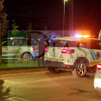 Un amplio dispositivo policial trabaja en un accidente en Badajoz