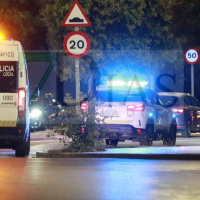 Socorren a un ciclista tras un accidente en Badajoz