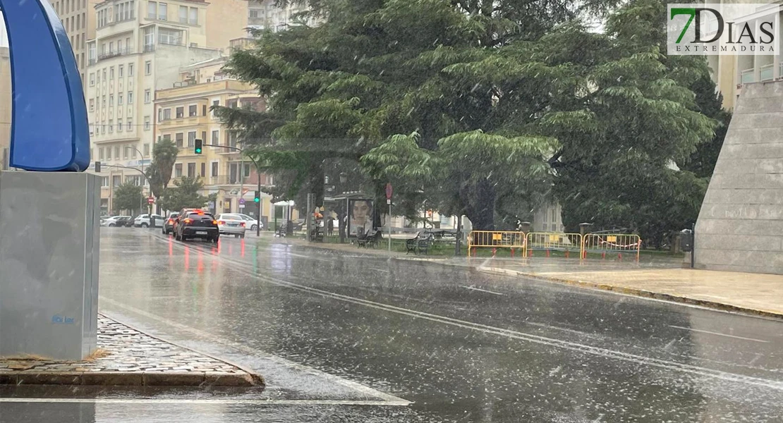 Alerta naranja para el sábado en Badajoz: horas en las que más lloverá