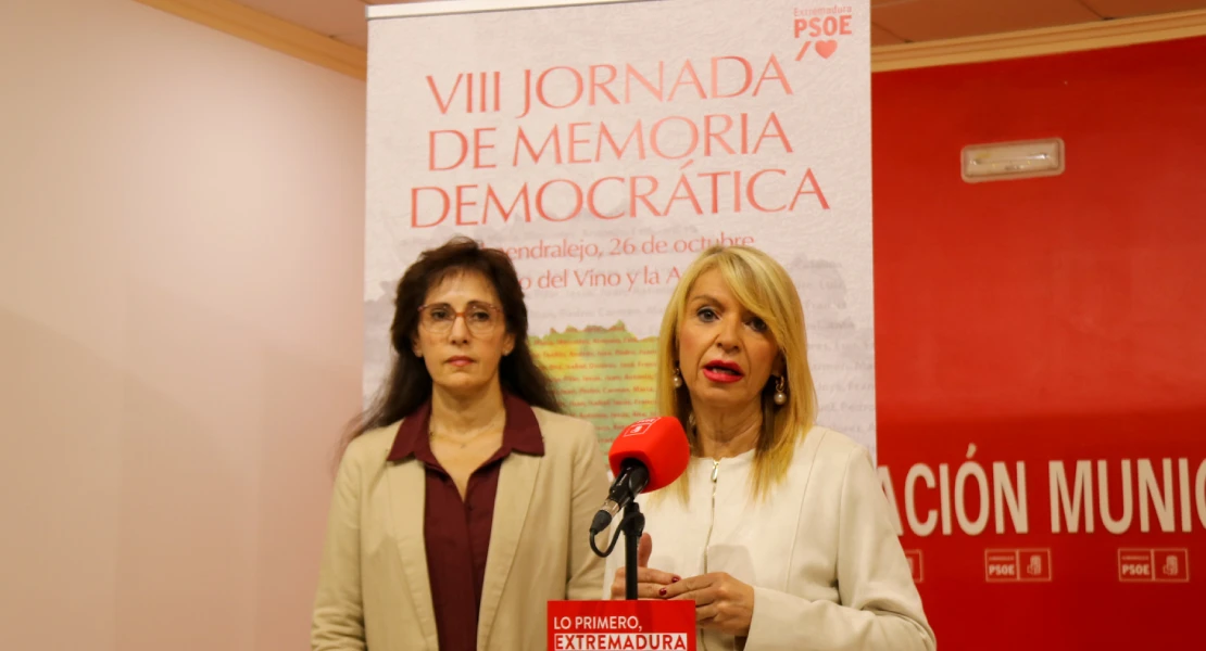 El PSOE celebrará el próximo día 26 en Almendralejo las VIII Jornadas de Memoria Democrática