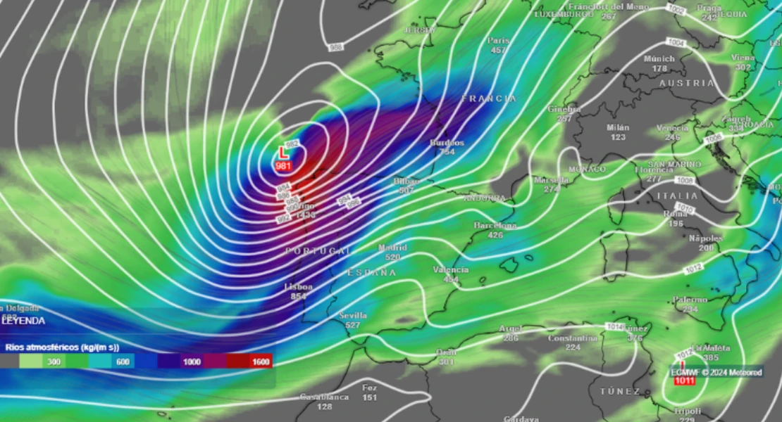 La AEMET advierte: Borrasca, vientos y granizo intenso llegan a España con el huracán Kirk