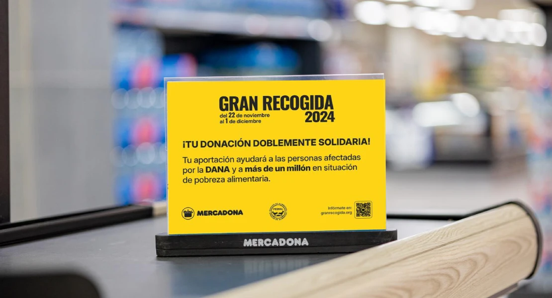 Mercadona se suma a la gran recogida de alimentos organizada por FESBAL