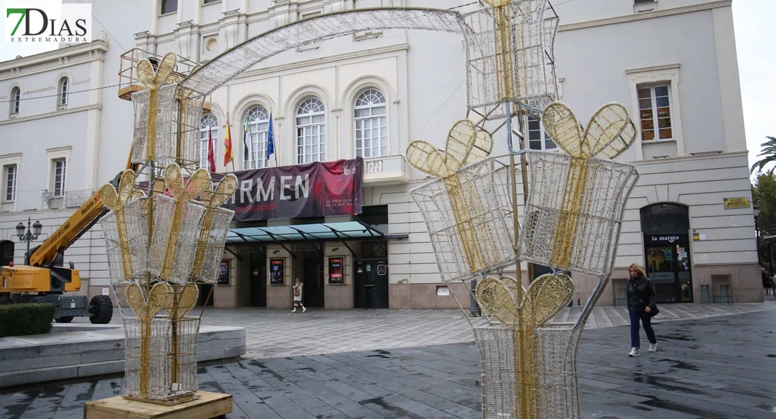 Badajoz se prepara para recibir la Navidad