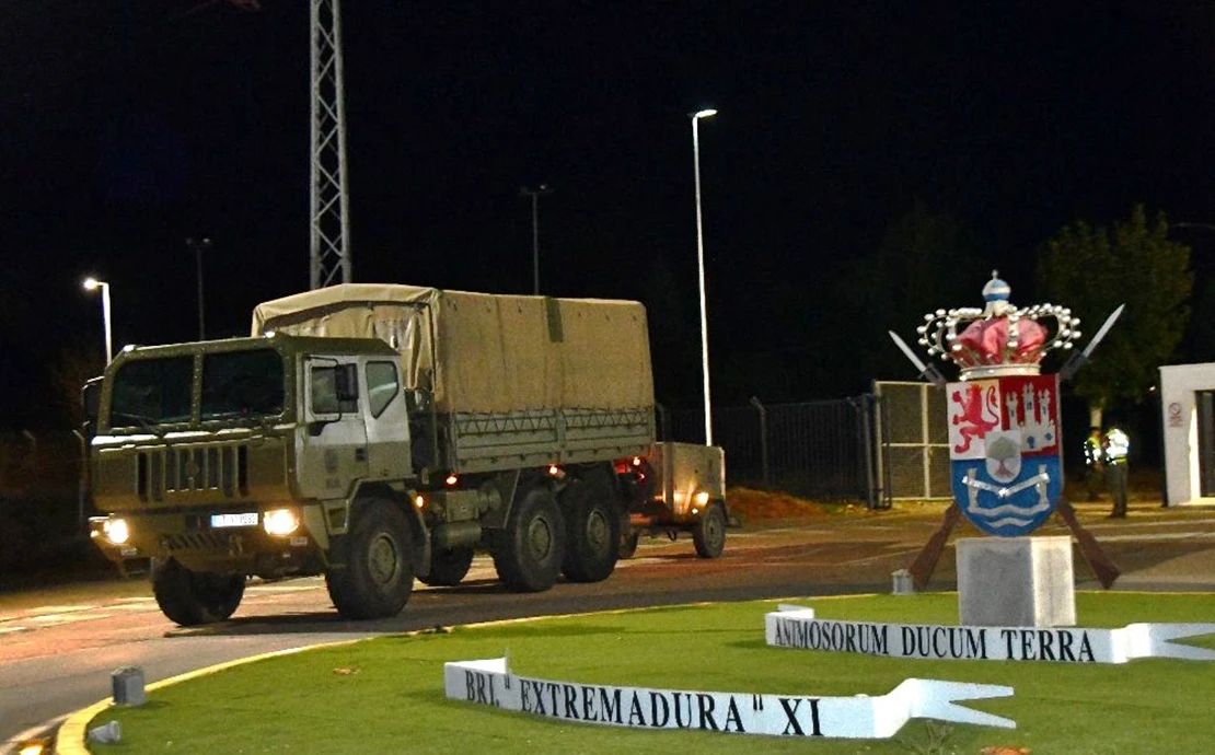 La Brigada “Extremadura” XI despliega un segundo contingente para trabajar en Valencia