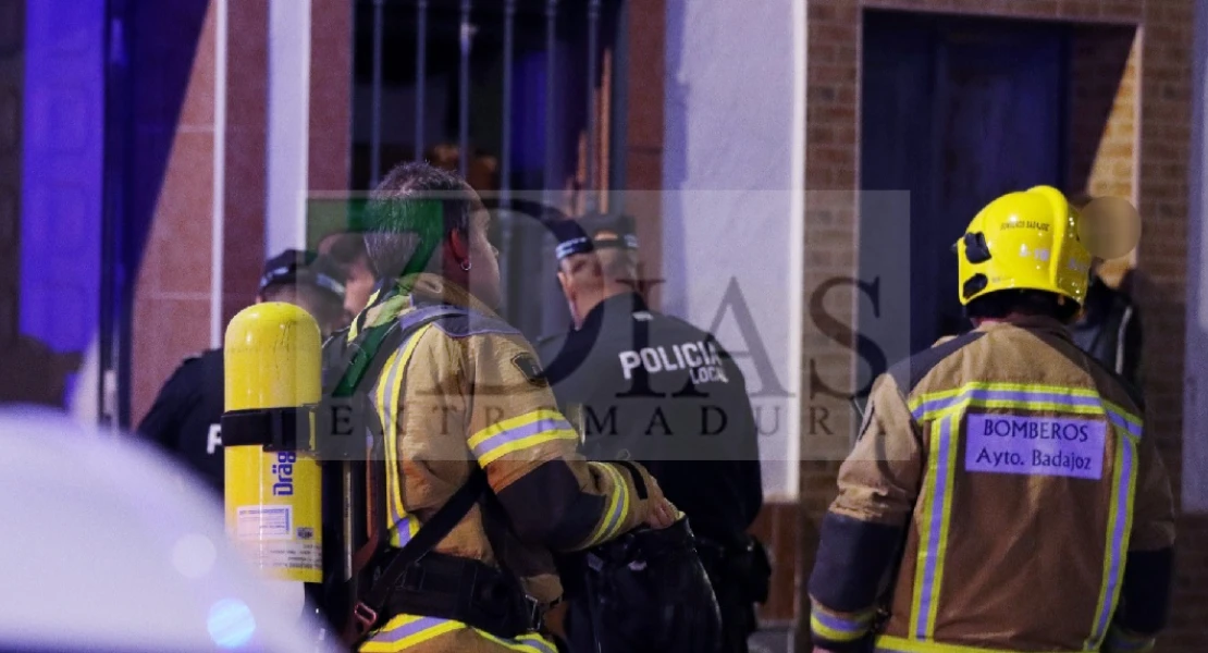 Incendio de vivienda en San Roque (Badajoz)