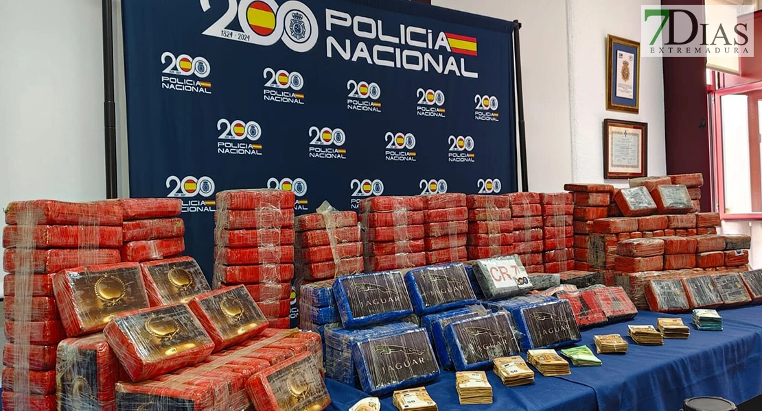 Así ha sido la incautación de más de 240 kg de cocaína en la frontera de Caya (BA)