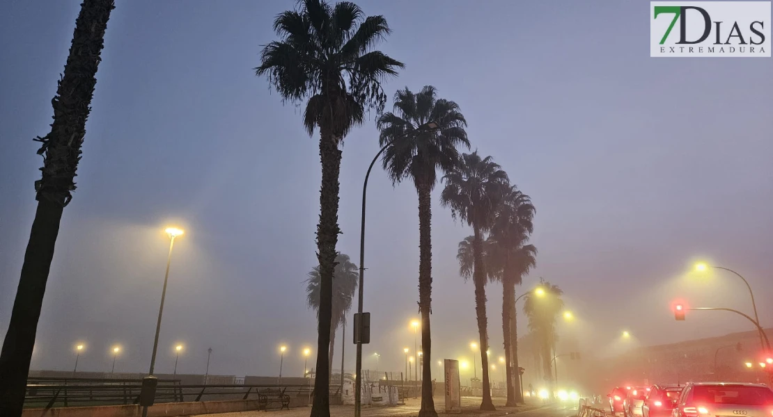 FOTONOTICIA: Así ha amanecido Badajoz este lunes