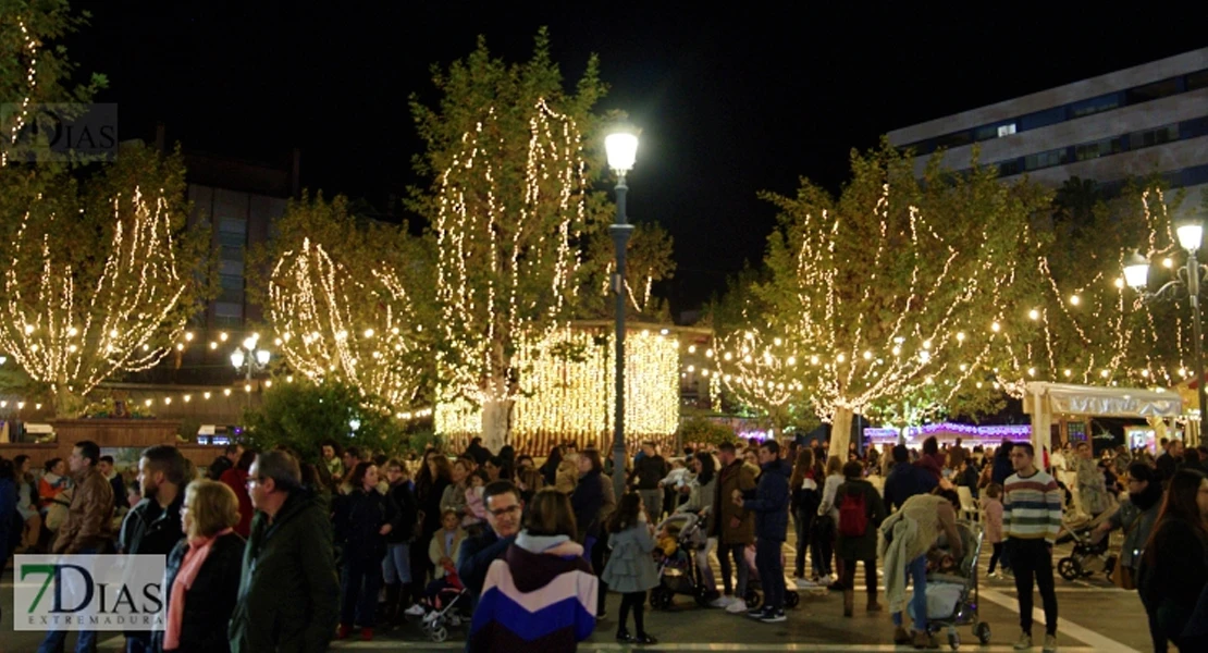 ¿A qué hora es el encendido de las luces de Navidad en Badajoz?