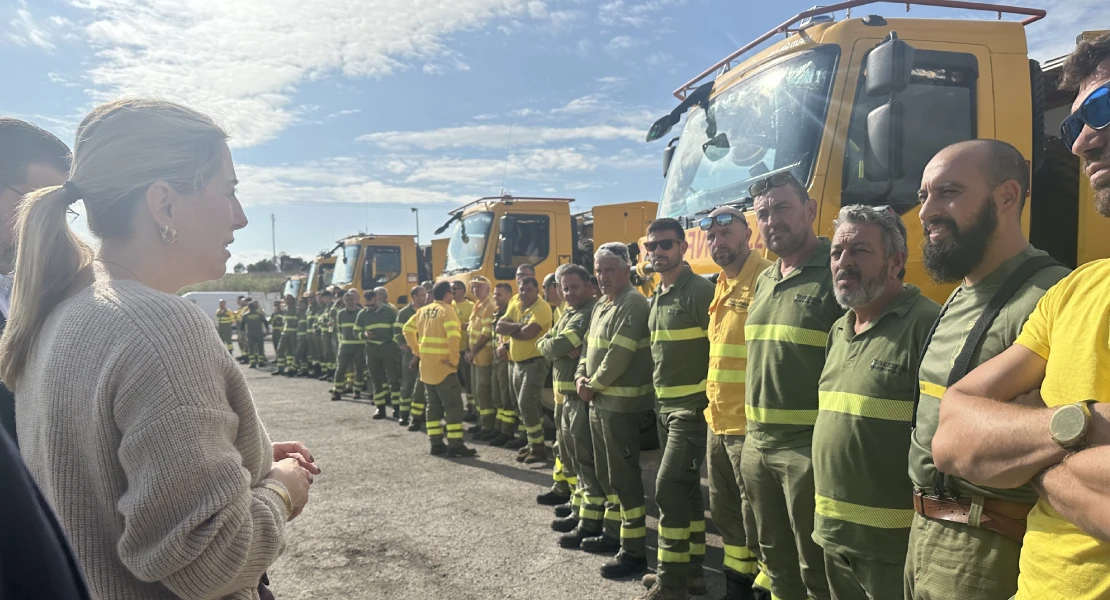 Más de 60 efectivos del INFOEX parten desde Extremadura hasta Valencia