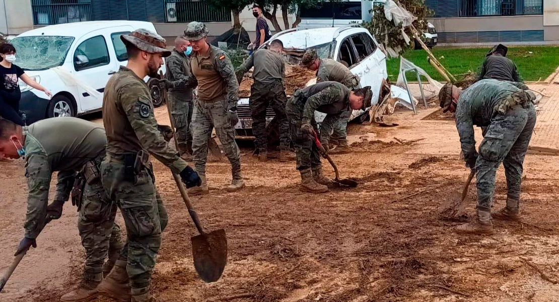 En 24 horas habrá 7.500 militares en Valencia