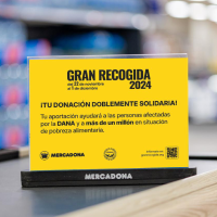 Mercadona se suma a la gran recogida de alimentos organizada por FESBAL