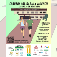 La Universidad organiza una Carrera Solidaria por Valencia en Badajoz