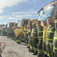 Más de 60 efectivos del INFOEX parten desde Extremadura hacia Valencia