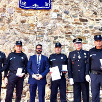 Olivenza reconoce el mérito a la Policía Local con este homenaje