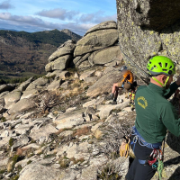 Rescatan a un escalador de 60 años que había quedado atrapado en un paraje extremeño