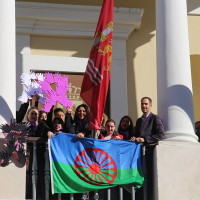 Así ha sido el acto por el 25N en el Ayuntamiento de Badajoz