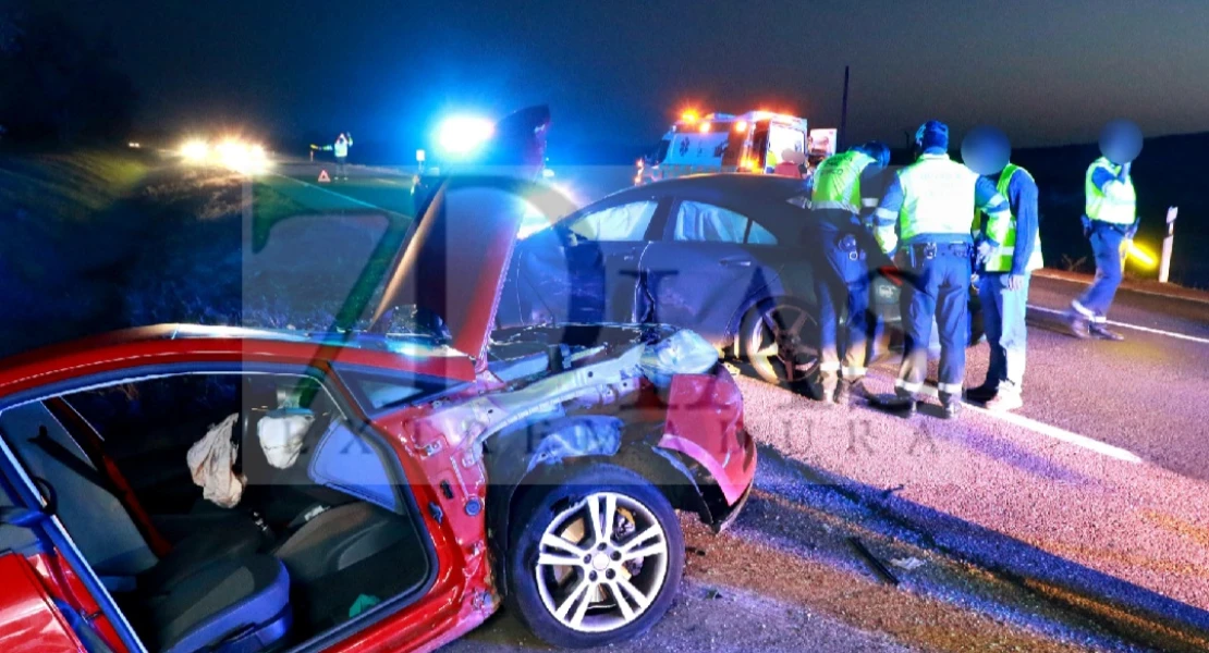 Excarcelada por los Bomberos tras accidentarse en la N-432 (BA)