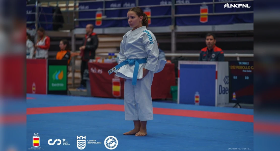 La karateka pacense, Valeria Rebollo, cierra un año perfecto con el oro nacional